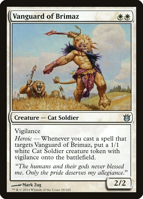 Vanguard of Brimaz - Born of the Gods Magic card