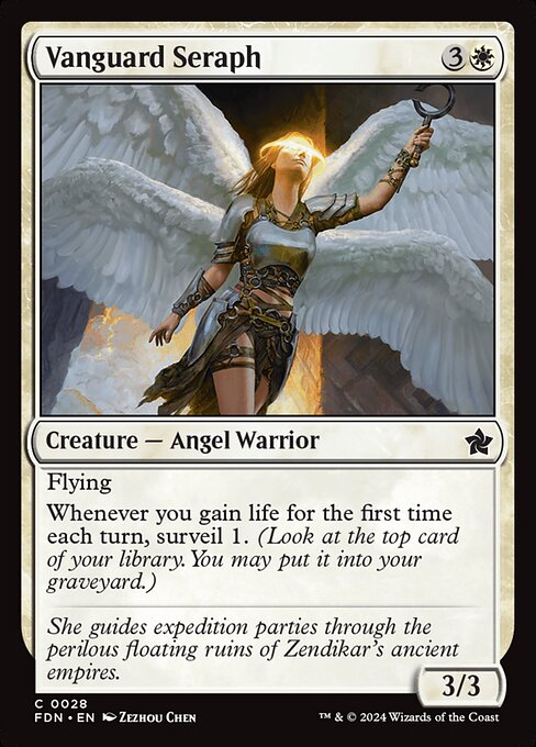 Vanguard Seraph - Foundations Magic card