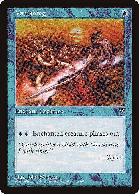 Vanishing - Visions Magic card