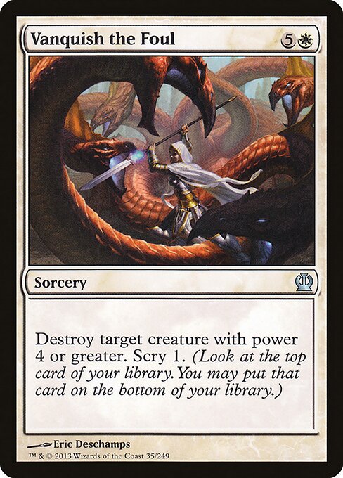 Vanquish the Foul - Theros Magic card