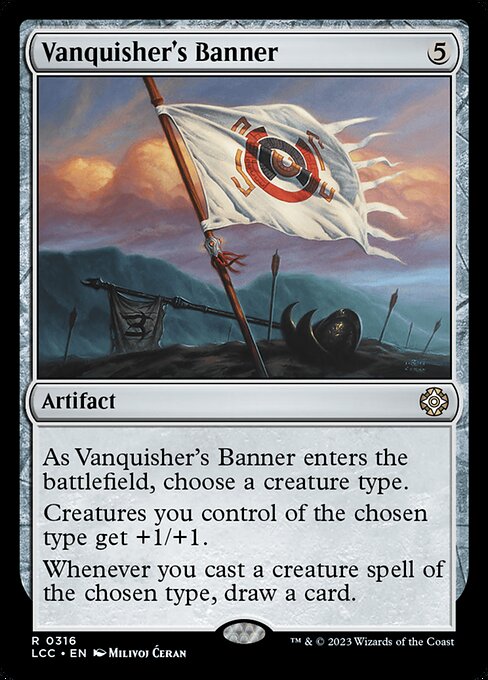 Vanquisher's Banner - The Lost Caverns of Ixalan Commander Magic card