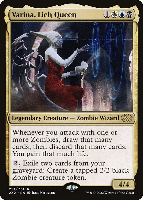 Varina, Lich Queen - Double Masters 2022 Magic card
