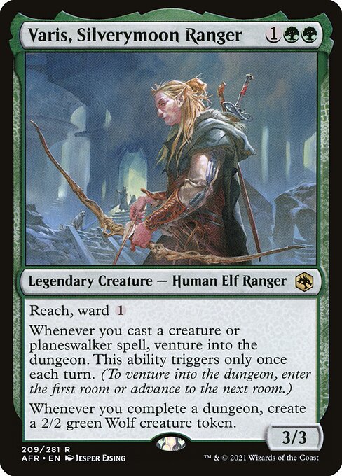 Varis, Silverymoon Ranger - Adventures in the Forgotten Realms Magic card
