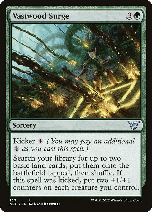 Vastwood Surge - Neon Dynasty Commander Magic card