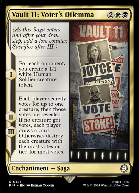 Vault 11: Voter's Dilemma - Fallout Magic card