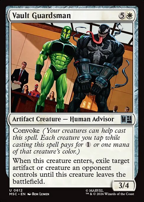 Vault Guardsman - Marvel Super Heroes Commander Magic card