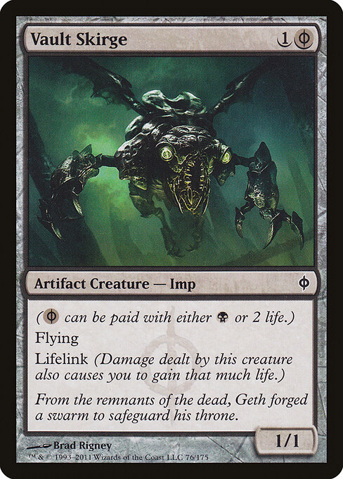 Vault Skirge - New Phyrexia (#76) - Illustrated by Brad Rigney - Magic: The Gathering Card