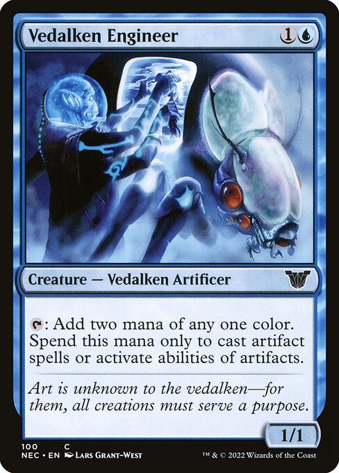 Vedalken Engineer - Neon Dynasty Commander Magic card