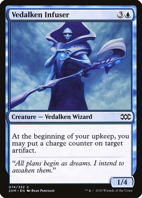 Vedalken Infuser - Double Masters Magic card
