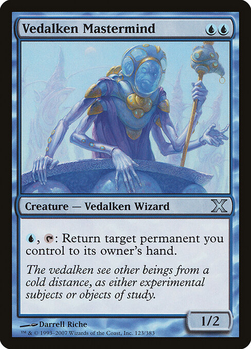 Vedalken Mastermind - Tenth Edition Magic card