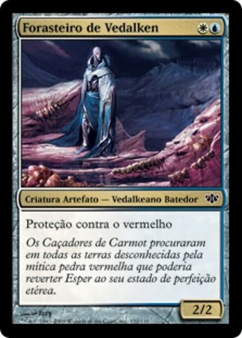 Forastero vedalken (Vedalken Outlander) - Conflux (#132) - Illustrated by Izzy - Magic: The Gathering Card