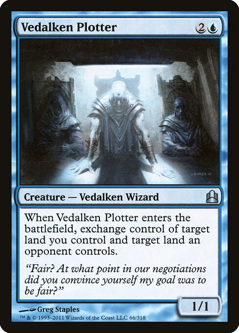 Vedalken Plotter - Commander 2011 Magic card