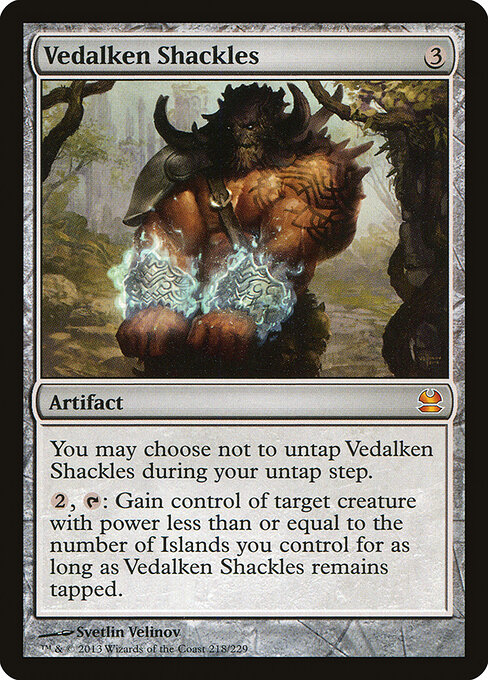 Vedalken Shackles - Modern Masters Magic card