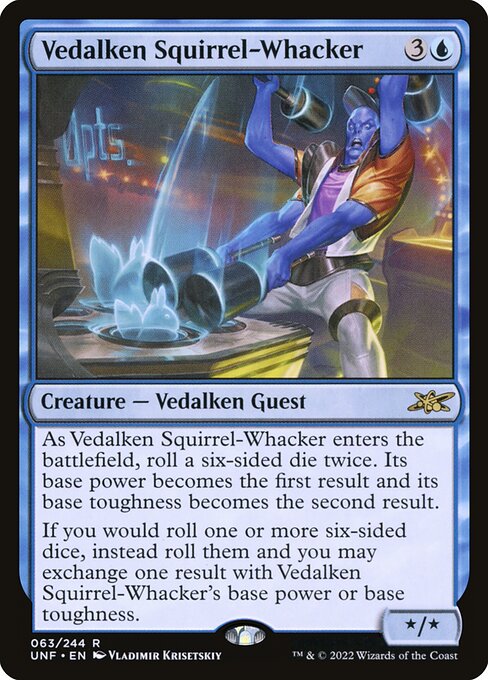 Vedalken Squirrel-Whacker - Unfinity Magic card
