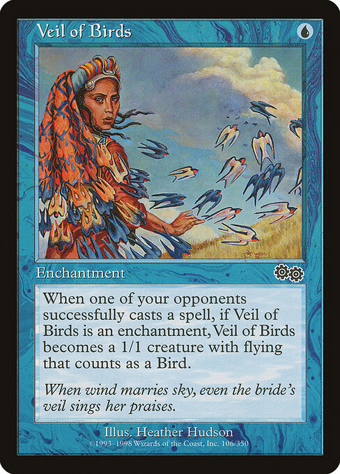 Veil of Birds - Urza's Saga Magic card