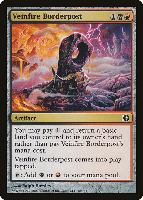 Veinfire Borderpost - Alara Reborn Magic card