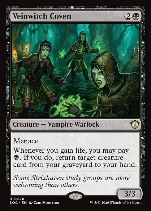 Veinwitch Coven - Secrets of Strixhaven Commander Magic card