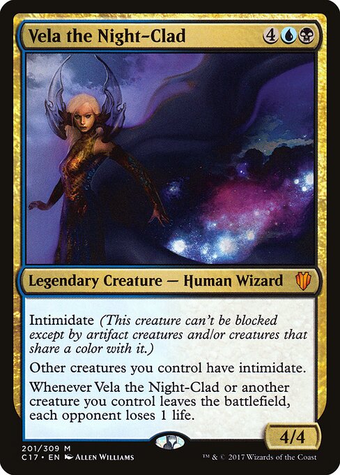 Vela the Night-Clad - Commander 2017 Magic card
