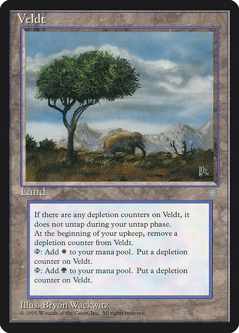 Veldt - Ice Age Magic card