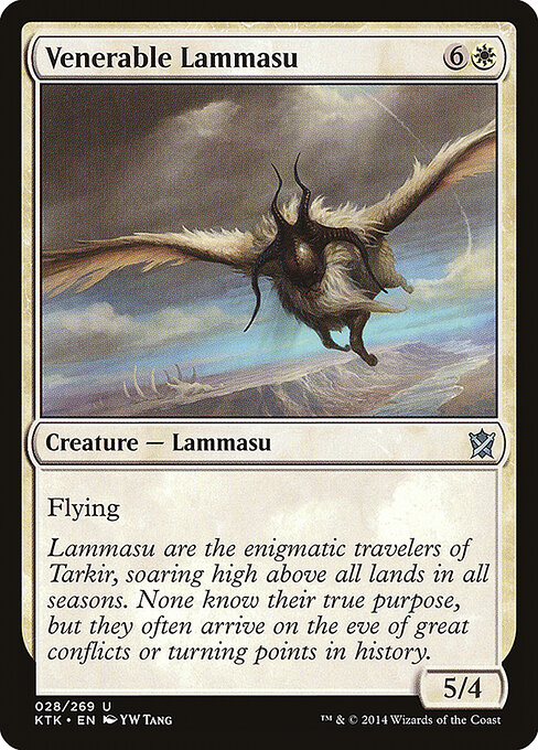 Venerable Lammasu - Khans of Tarkir Magic card