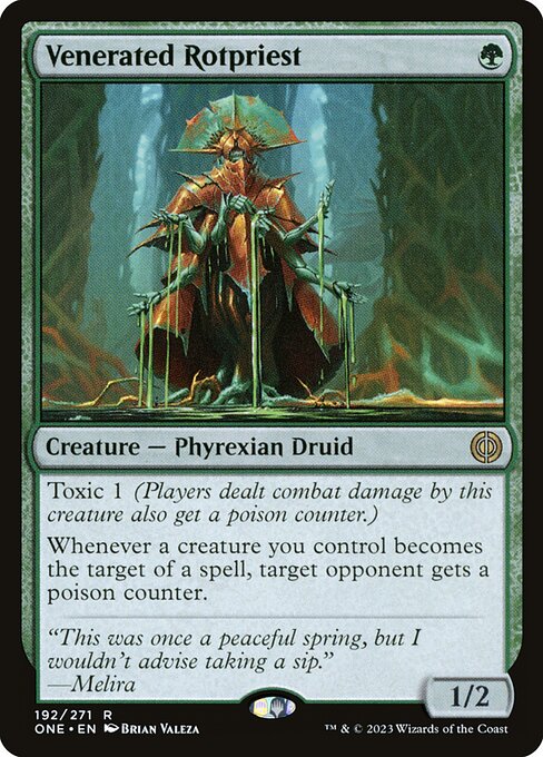 Venerated Rotpriest - Phyrexia: All Will Be One Magic card