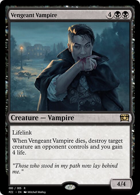 Vengeant Vampire - Treasure Chest Magic card