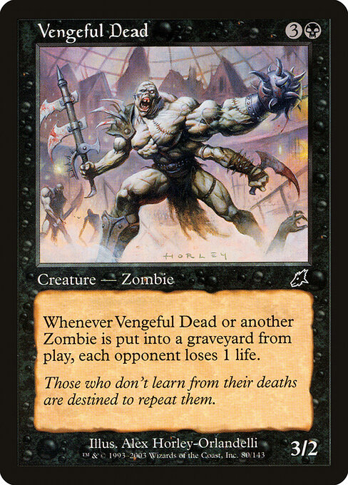 Vengeful Dead - Scourge Magic card