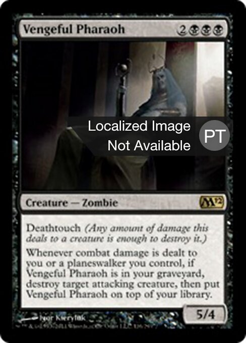 复仇法老 (Vengeful Pharaoh) - Magic 2012 (#116) - Illustrated by Igor Kieryluk - Magic: The Gathering Card