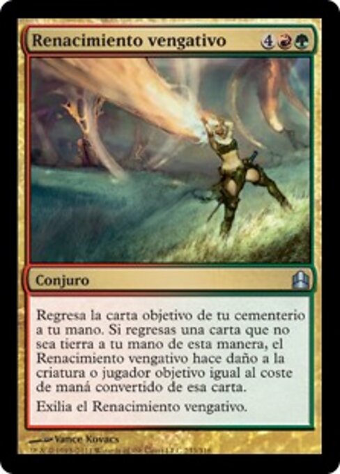 Renaissance vengeresse (Vengeful Rebirth) - Commander 2011 (#233) - Illustrated by Vance Kovacs - Magic: The Gathering Card