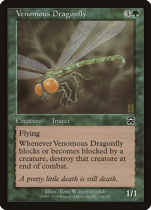 Venomous Dragonfly - Mercadian Masques Magic card