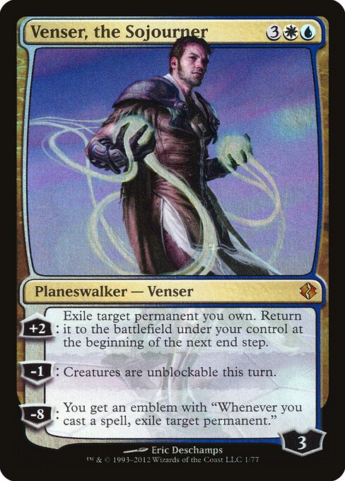 Venser, the Sojourner - Duel Decks: Venser vs. Koth Magic card