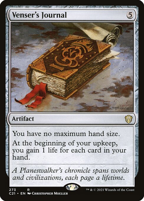 Venser's Journal - Commander 2021 Magic card