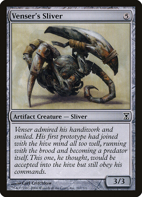 Tramutante di Venser (Venser's Sliver) - Time Spiral (#267) - Illustrated by Carl Critchlow - Magic: The Gathering Card