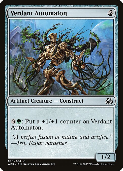 Verdant Automaton - Aether Revolt Magic card