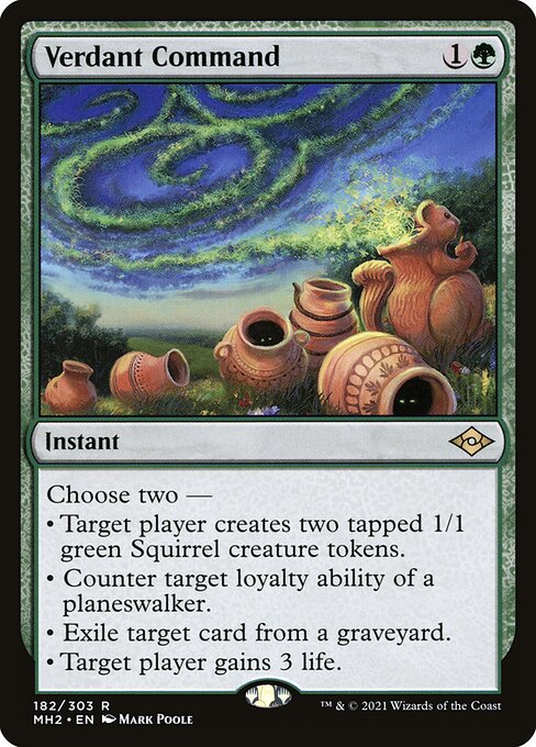 Verdant Command - Modern Horizons 2 Magic card