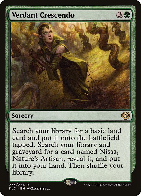 Verdant Crescendo - Kaladesh Magic card