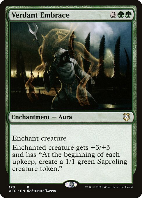 Verdant Embrace - Forgotten Realms Commander Magic card