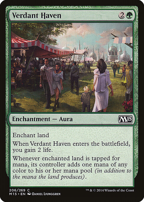 Verdant Haven - Magic 2015 Magic card