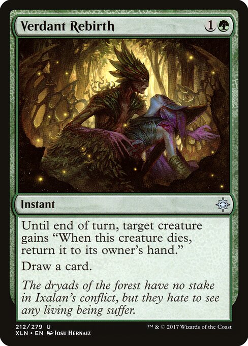 Verdant Rebirth - Ixalan Magic card
