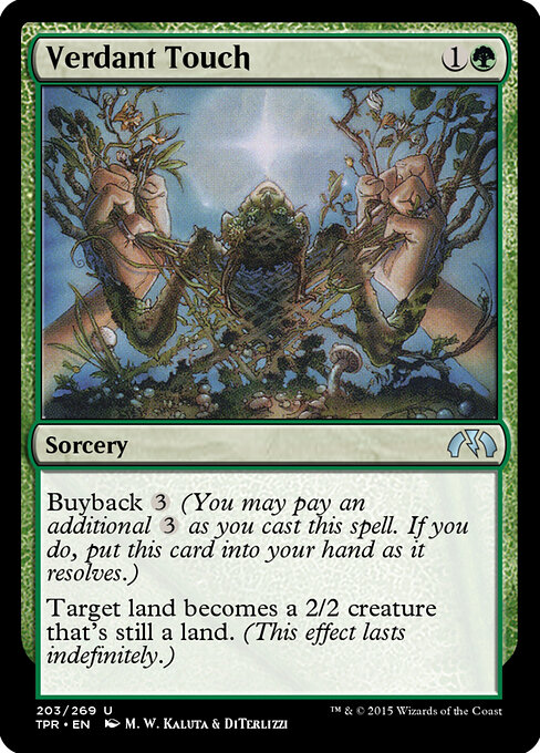 Verdant Touch - Tempest Remastered Magic card