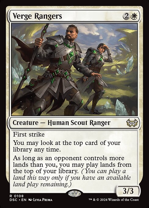 Verge Rangers - Duskmourn: House of Horror Commander Magic card