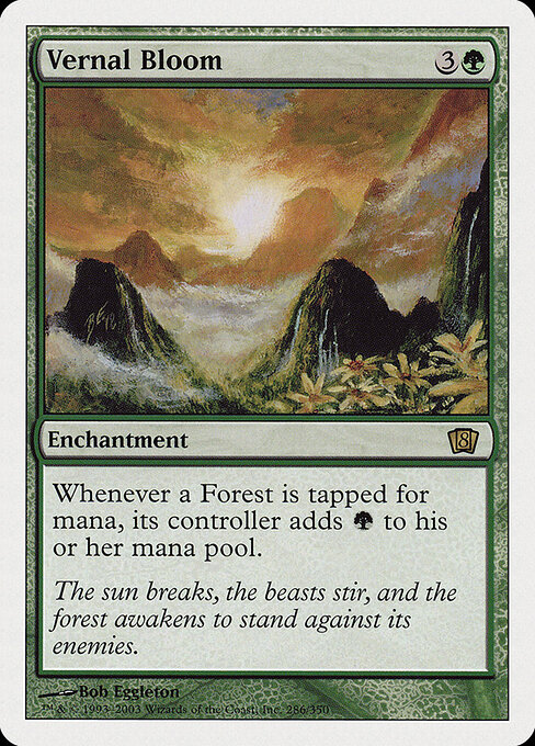 Vernal Bloom - Eighth Edition Magic card