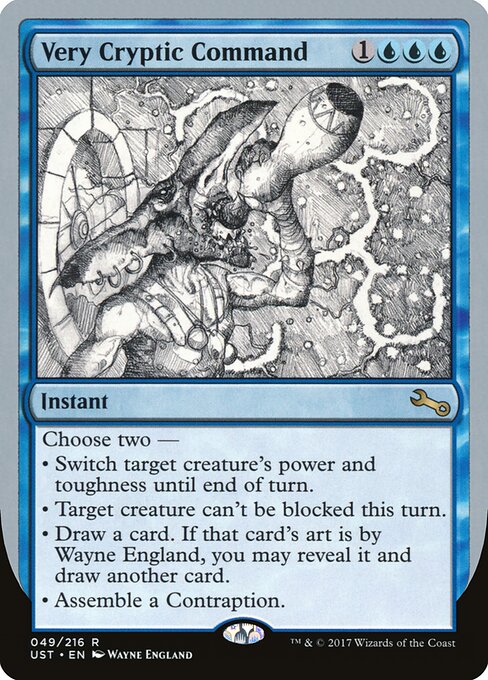 Very Cryptic Command - Unstable Magic card