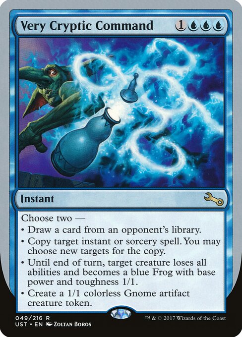 Very Cryptic Command - Unstable Magic card
