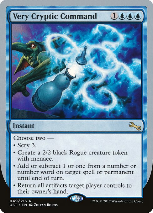 Very Cryptic Command - Unstable Magic card