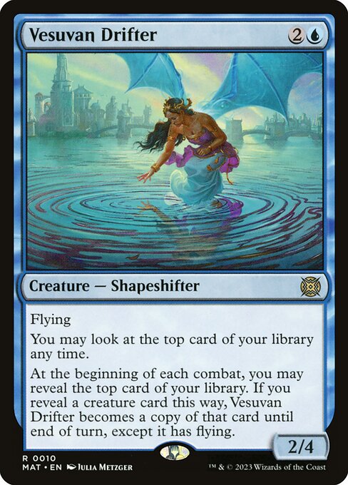 Vagabonde vésuvéenne (Vesuvan Drifter) - March of the Machine: The Aftermath (#10) - Illustrated by Julia Metzger - Magic: The Gathering Card