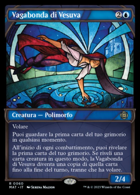 Vesuvische Herumtreiberin (Vesuvan Drifter) - March of the Machine: The Aftermath (#60) - Illustrated by Serena Malyon - Magic: The Gathering Card