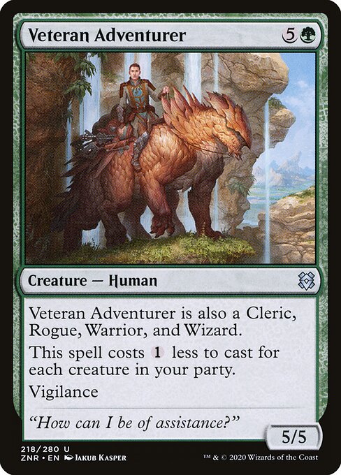 Veteran Adventurer - Zendikar Rising Magic card