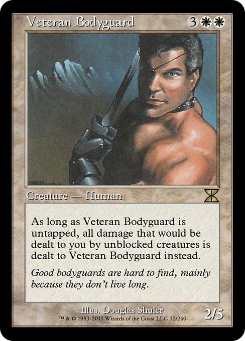 Veteran Bodyguard - Masters Edition IV Magic card