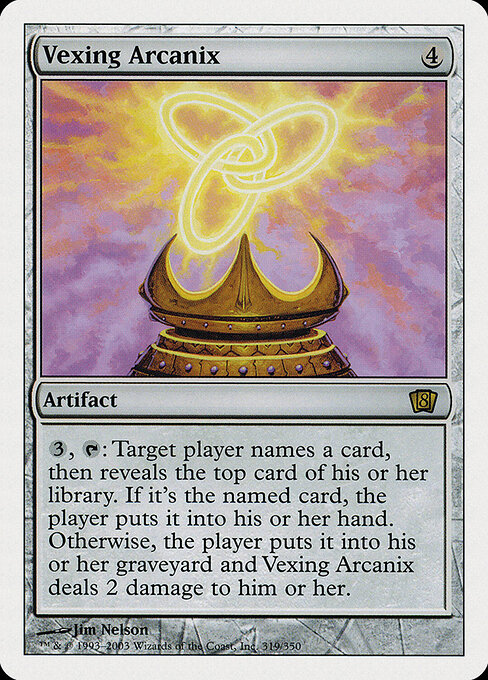 Vexing Arcanix - Eighth Edition Magic card